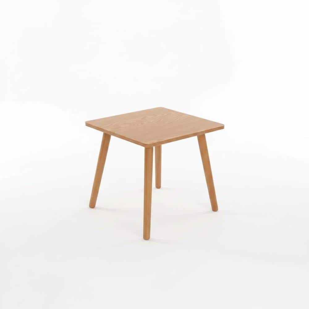 "15.75"" Mid Century Modern Side Table, Brown Solid Wood End Table" price history on PriceWatchPro