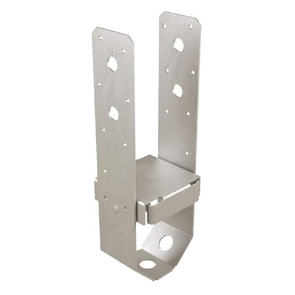 MITEK 3-9/16 in. x 3-1/2 in. 14-Gauge G90 Wet Post Anchor Base