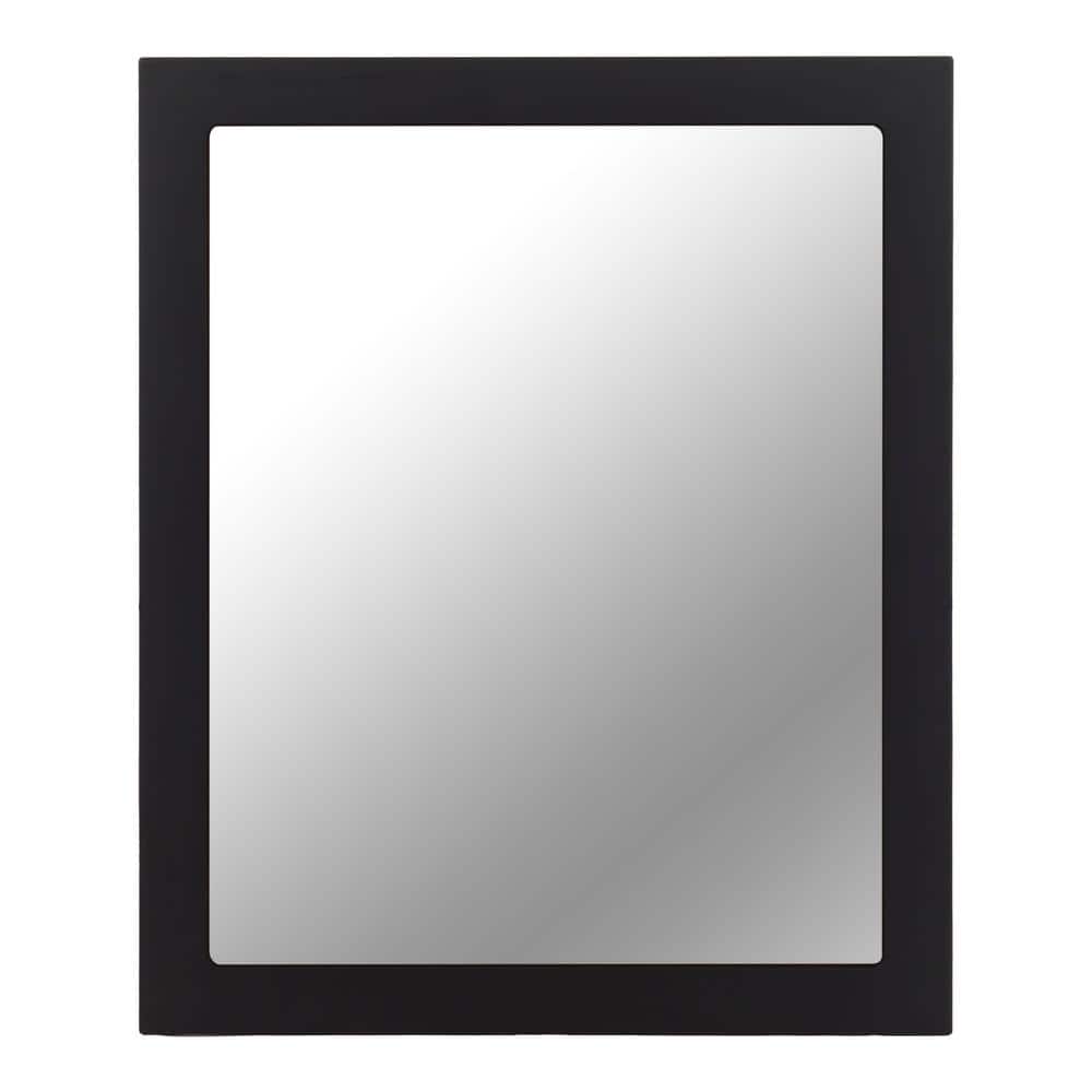 26.26 in. W x 32.01 in. H Rectangular Framed Wall Bathroom Vanity Mirror in