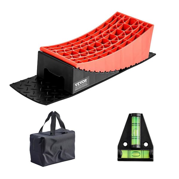 Camper Levelers, 2-Pieces RV Leveling Blocks, up to 8818. 5lbs. Camper Wheel Chocks, Max. 4 in. Leveling Height