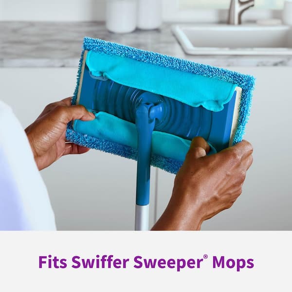 Wet and Dry Microfiber Sweeper Pad Refill (3-Count) (2-Pack)