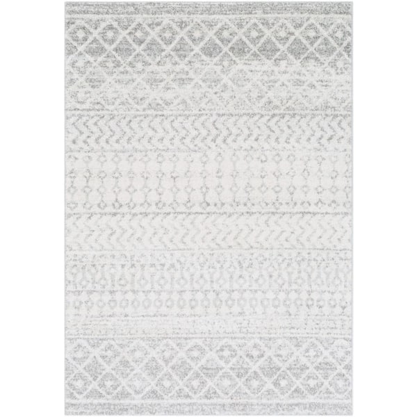 Laurine Gray 3 ft. 11 in. x 5 ft. 7 in. Area Rug