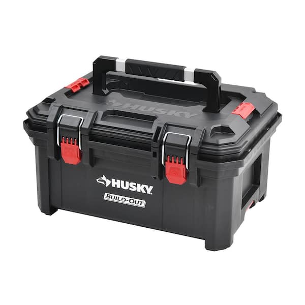 Husky Tools Workshop Makeover Step 1: Pro Duty Waterproof Storage Bins