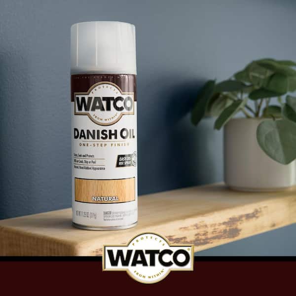 Watco 11.25 Natural Danish Oil Spray Paint 397935 - The Home Depot