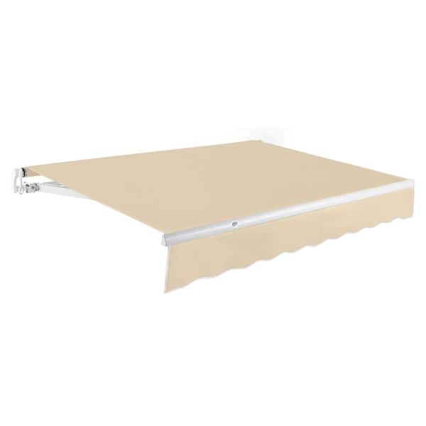 AWNTECH 8 ft. Maui Manual Patio Retractable Awning (78 in. Projection) Tan
