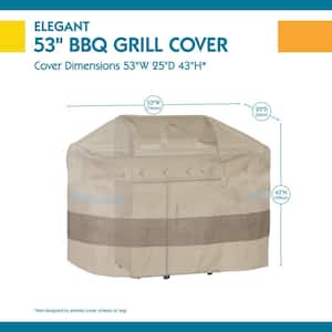Duck Covers Elegant 53 in. W x 25 in. D x 43 in. H BBQ Grill Cover