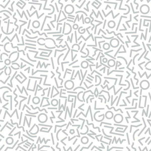 RoomMates 28.18 sq. ft. Stranger Things Doodles Peel and Stick Wallpaper