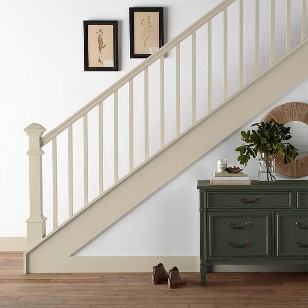 BEHR PREMIUM - 1 qt. #ECC-17-2 Dry Creek Satin Enamel Urethane Alkyd Interior/Exterior Paint