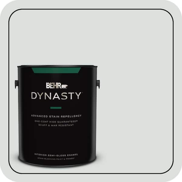 BEHR DYNASTY 1 gal. #BL-W11 Tinsmith Semi-Gloss Enamel Interior Stain-Blocking Paint & Primer