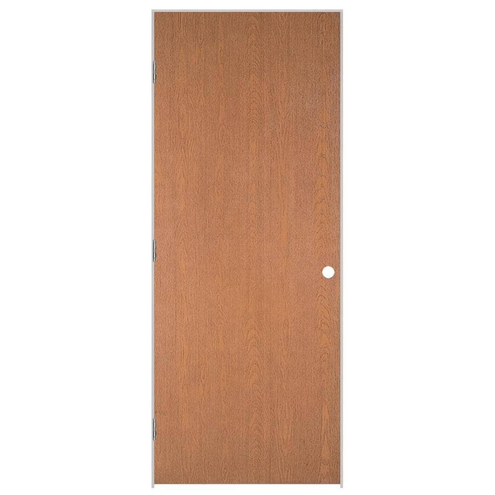 Masonite 30 in. x 80 in. Flush Hardwood Right-Handed Hollow-Core