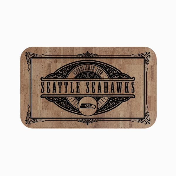 NFL - Seattle Seahawks Cork 18 in. x 30 in. Comfort Mat