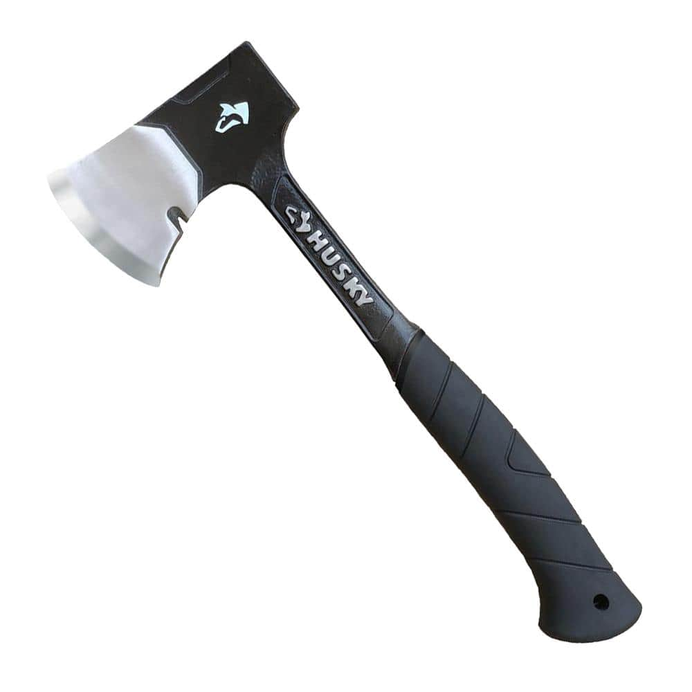 Husky 20 oz. Steel Camping Axe with 14 in. Handle HD2027X-20-HUSK - The ...