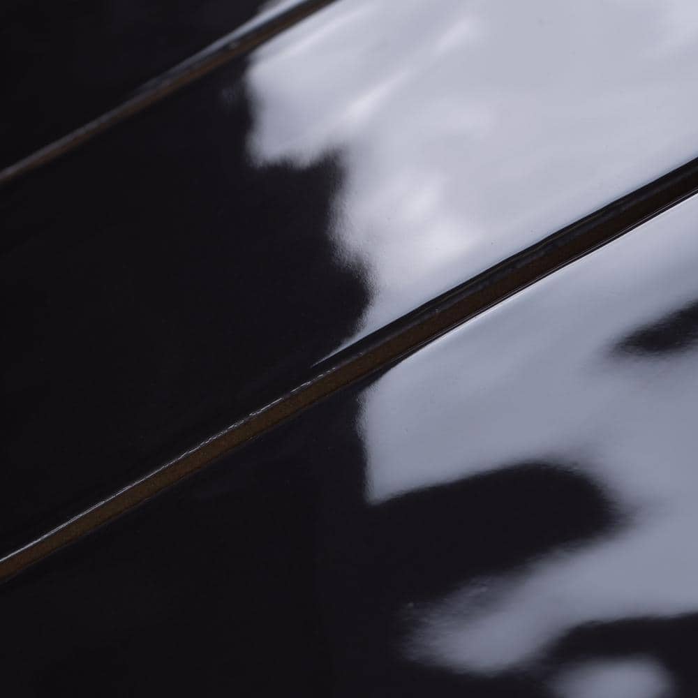 Noir Black Glossy Porcelain Rectangular Wall Tile