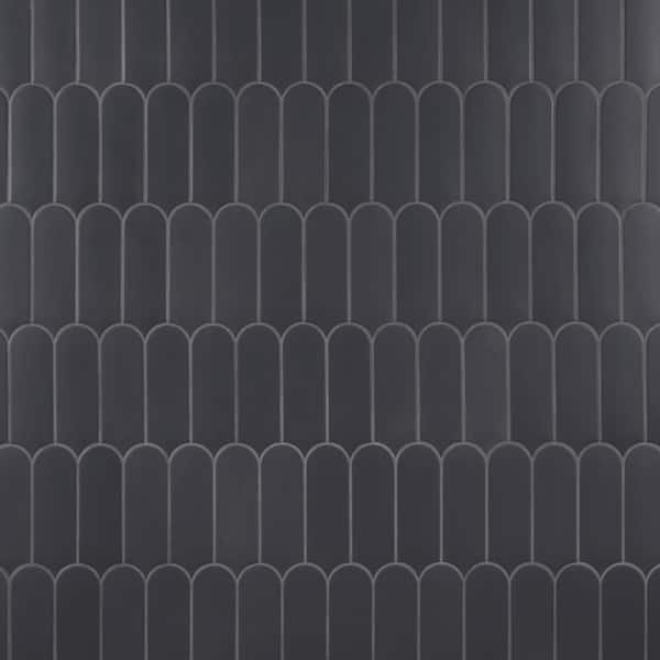 Ivy Hill Tile Aerial Charcoal 2.83 in. x 7.67 in. Matte Ceramic Wall Tile (5.15 sq. ft./Case)