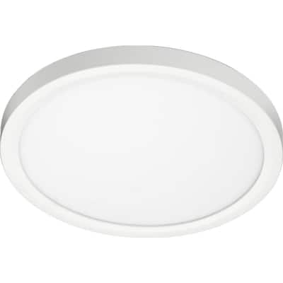 Slimform Led 7 in. 13-Watts 3000k Surface Mount Downlight for J-Box Installation in Dimmable White