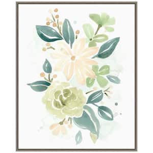 22 .50 in. x 27.75 in. Spring Greens II Easter Holiday Framed Canvas Wall Art