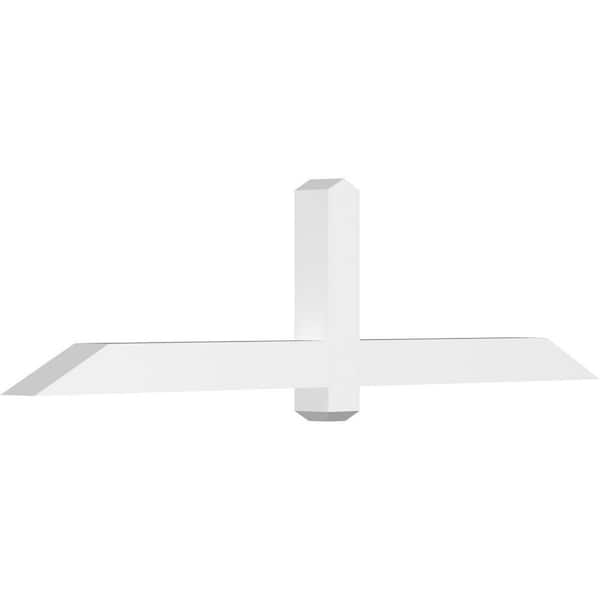 Ekena Millwork Eugene 72 in. W x 18 in. H x 4 in. D Signature Polyurethane Bracket