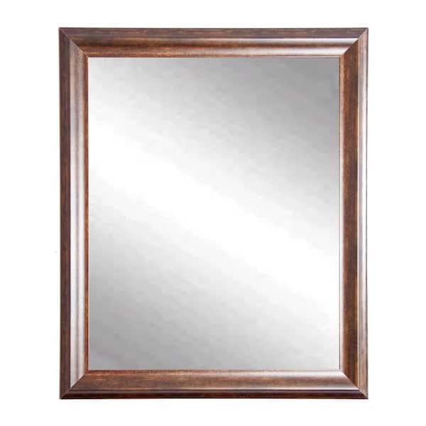 BrandtWorks 24.5 in. W x 37 in. H Vintage Copper Hill Wall Mirror