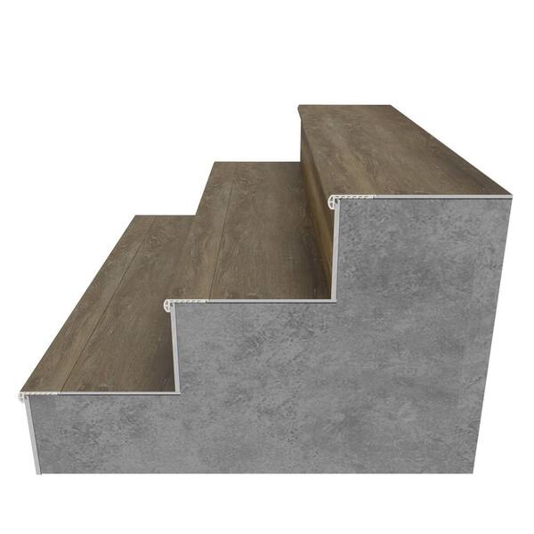 NewTechWood EverLux Basic Bison 0.78 in. T x 2.55 in. W x 94.5 in