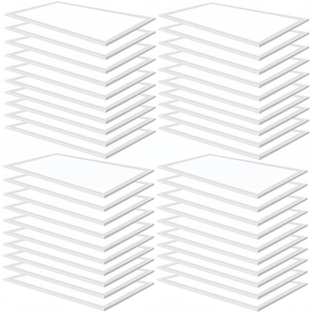 KOAOEIRS 2 Ft X 4 Ft 7800 Lumens Integrated LED Panel Light 5000K koaoeirs-2-ft-x-4-ft-7800-lumens-integrated-led-panel-light-5000k