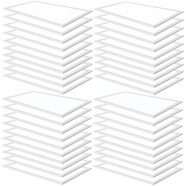 2 ft. x 4 ft. 7800 Lumens Integrated LED Panel Light,5000K Troffer Light Fixture 0/10-Volt Dimmable ETL Listed (40-Pack)