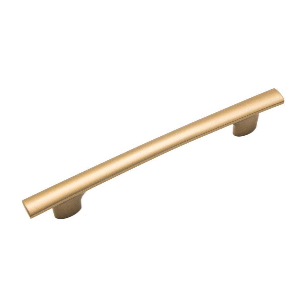 Swell Collection Pull - 5-1/16 in. Center to Center Brushed Golden Brass Bar Cabinet Pull (10-Pack) price history on PriceWatchPro