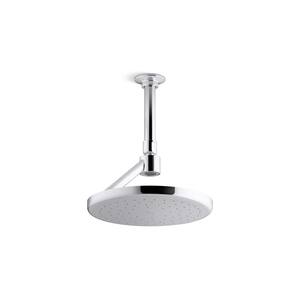 Statement Open Rain Iconic 1-Spray Patterns 2.5 GPM 8 in. Ceiling Mount Rainhead Fixed Shower Head in Vibrant Titanium