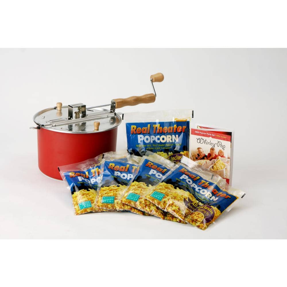  Whirly Pop Whirley-Pop Stovetop Popcorn Popper: Electric Popcorn  Poppers: Home & Kitchen