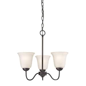Conway 19'' Wide 3-Light Chandelier - Oil Rubbed Bronze