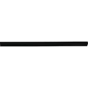 8 ft. Black Linear Track Lighting Section/1-Circuit 1-Neutral 120-Volt Track System
