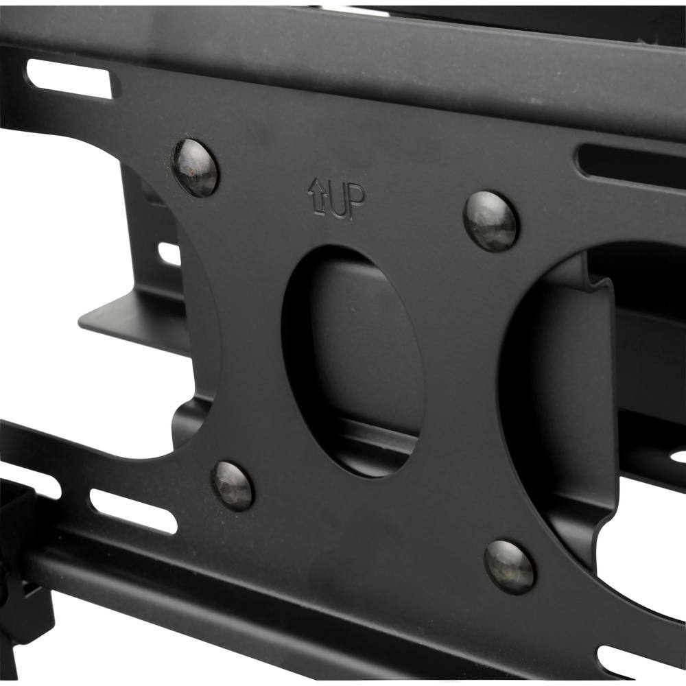 Swift Mount Black Steel Full-Motion TV Wall Mount for 37" to 80" TVs