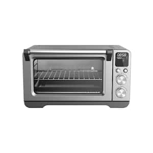 1.1 cu. ft. 1800-Watt 6-Slice Stainless Steel Toaster Oven with Convection, Air Fryer and Rotisserie