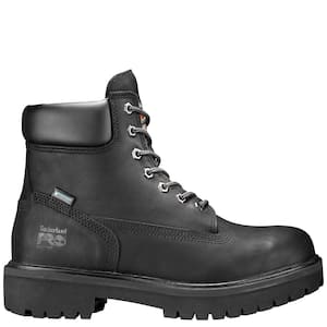 Timberland PRO Men s Direct Attach Waterproof Insulated 6 in. Work Boots Soft Toe Black Size 10 W TB026036001100W The Home Depot