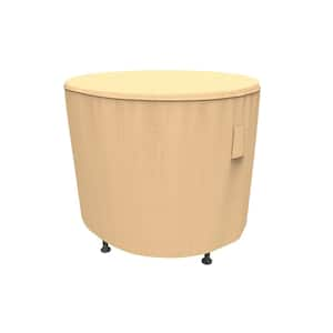 StormBlock Savanna Small Tan Round Patio Table Cover