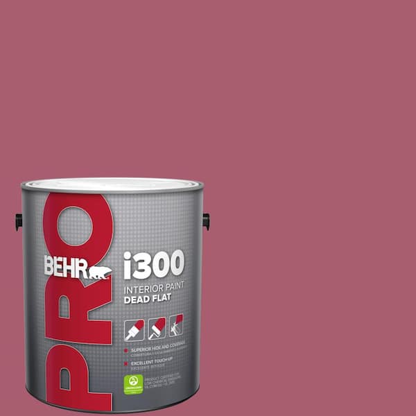 BEHR PRO 1 gal. #MQ1-07 Shine Baby Shine Dead Flat Interior Paint