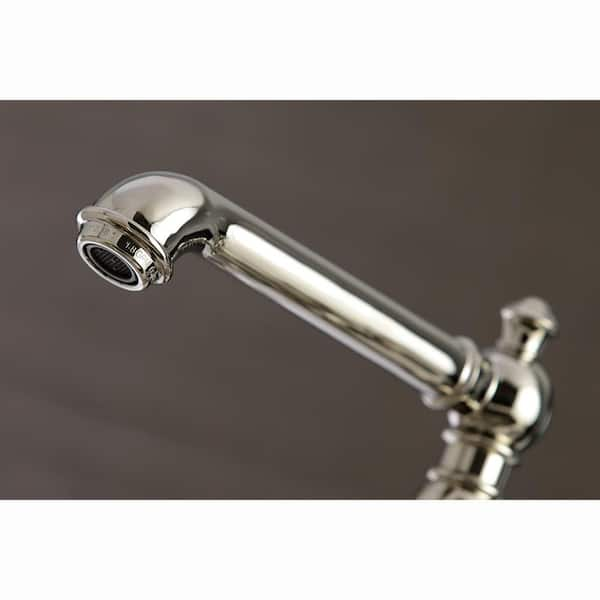 Kingston Brass English Country 2-Handle Bridge Kitchen Faucet with