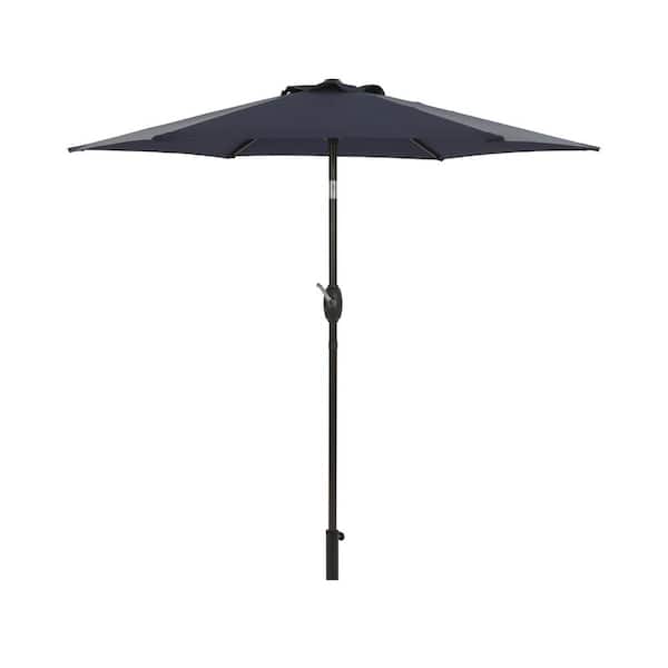 Unbranded 7.5 ft. Market Patio Umbrella in Dark Blue