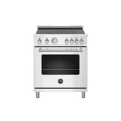 30 in. 4.7 cu. ft. Electric Range with 4 Heating Zones and in. Stainless Steel