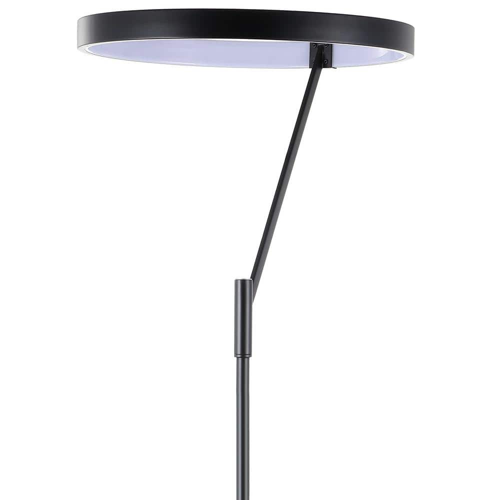 Black Arc Touch LED Metal Floor Lamp