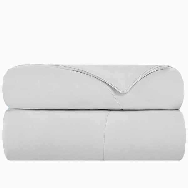 Gray Cooling Comforter Queen Size - Lightweight Summer Ice Blanket for Hot Sleepers Rayon