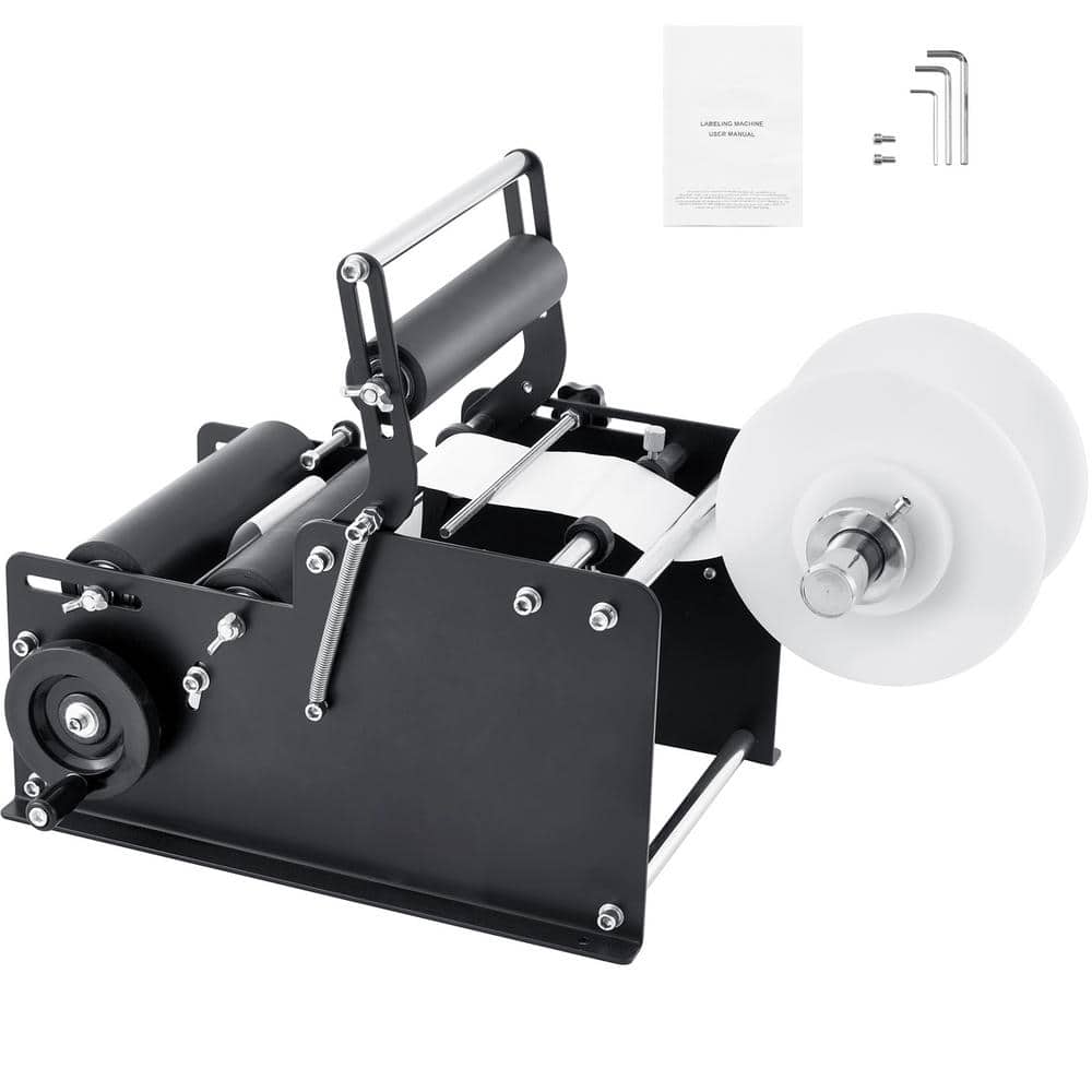 Manual Round Labeling Machine, 15-20 pcs/min, Applicator, Adjustable Labeler for 0.78-4.72 in. Dia. Bottles price history on PriceWatchPro
