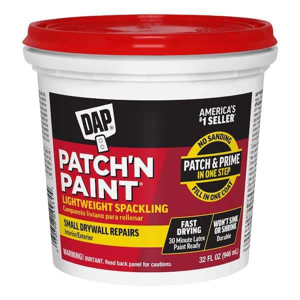 DAP Patch-N-Paint 32 oz. Premium-Grade Lightweight Spackling