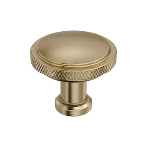 Faraday 1-1/4 in. (32mm) Diameter Golden Champagne Classic Round Cabinet Knob