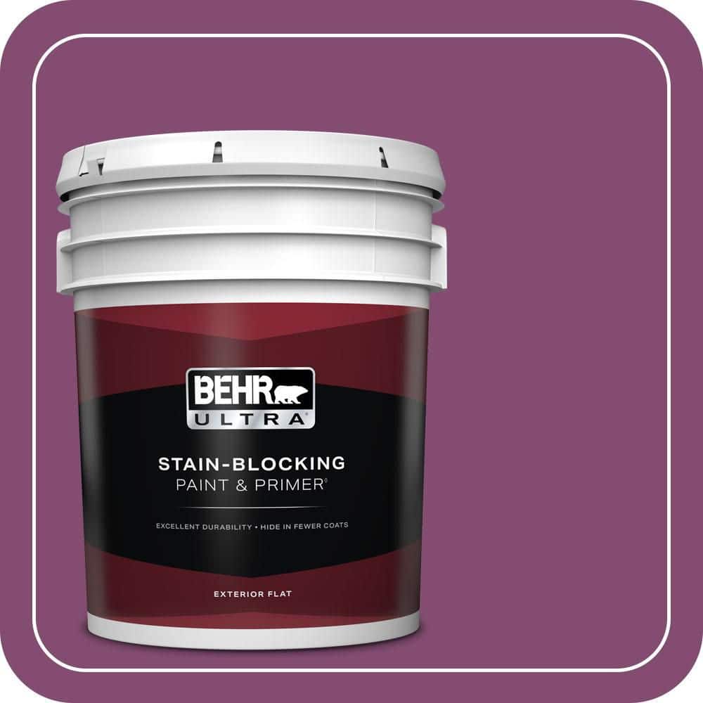 5 gal. #680B-7 Sugar Plum Flat Exterior Paint & Primer price history on PriceWatchPro