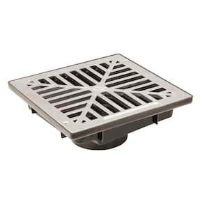 Storm Vortex 13 in. Low Profile Catch Basin Complete with Aluminum Grate