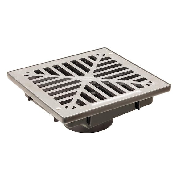 RELN Storm Vortex 13 in. Low Profile Catch Basin Complete with Aluminum Grate