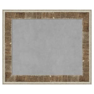 Farmhouse Brown Narrow 25 in. x 21 in. Framed Magnetic Board