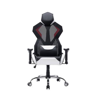 White Mesh Gaming Chair with Lumbar Support