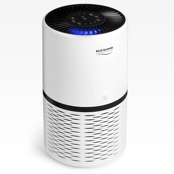 BLUE BLOWER PROFESSIONAL True HEPA, UV, Active Carbon Filter Air Purifier with 4-Stage Filtering for Small to Medium Rooms up to 250 sq.ft.