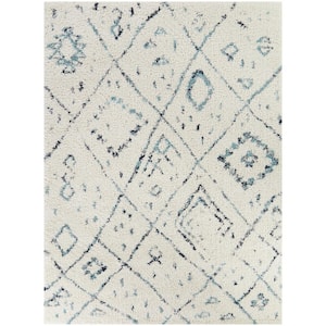 Simeon Blue 7 ft. 10 in. x 10 ft. Tribal Area Rug